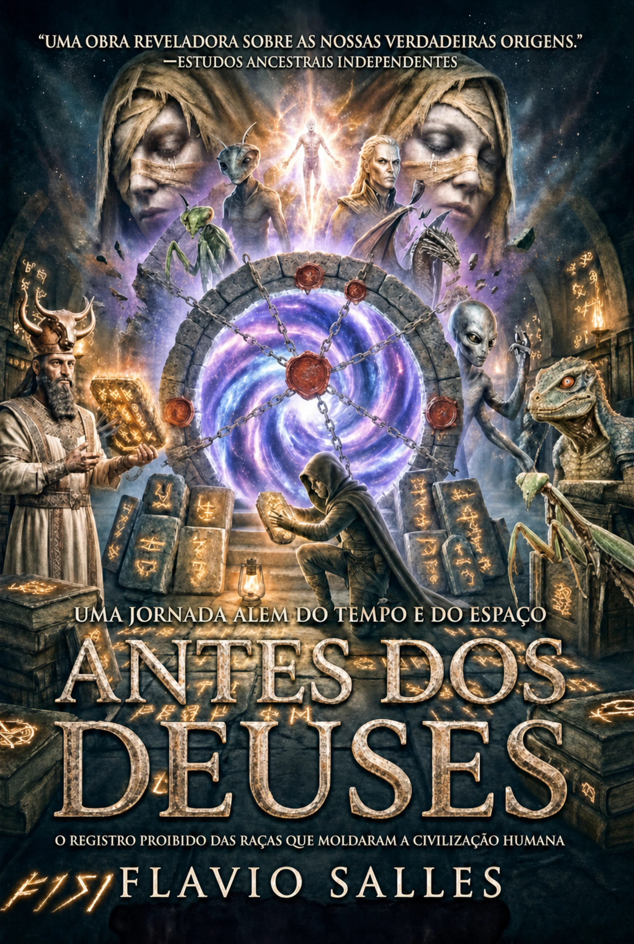 Capa do livro Antes dos Deuses